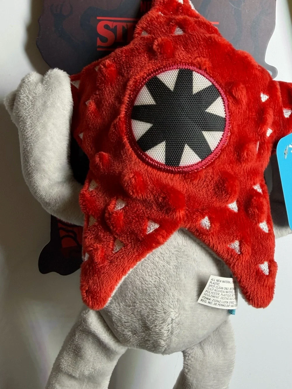 BARK Stranger Things Demogorgon Red Monster Plush Squeak Dog Toy - NWT